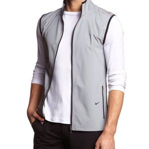 Nike Flash reversible reflective gray black waterproof running vest M
